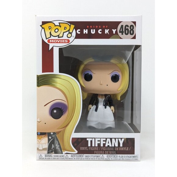 Funko Pop Movies Bride of Chucky Tiffany w/ Protector Horror - Picture 1 of 6